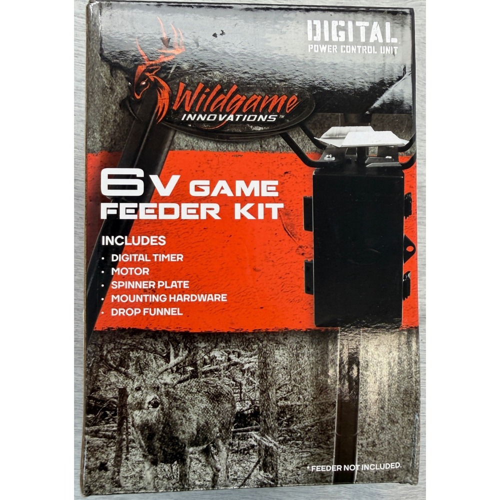 Wildgame Innovations 6V Game Feeder Kit Digital Timer Motor T6DC WGIPU0500 New